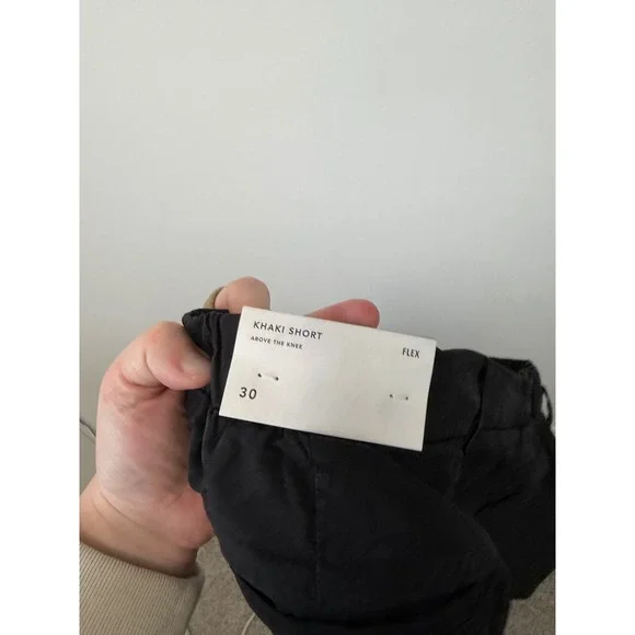 American Eagle Men's Flex Khaki Shorts – Black – Size 30 – NWT - Picture 4 of 5